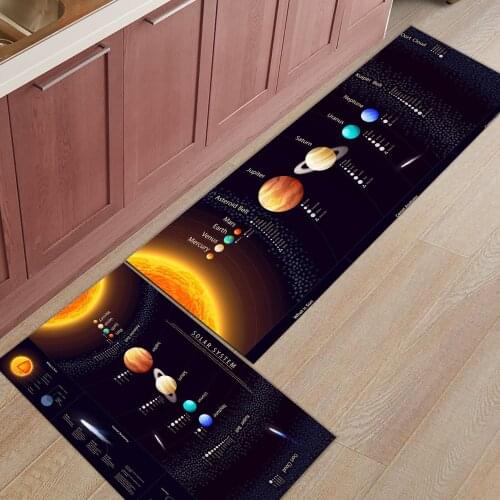 Cosmic solar system home mat kitchen rug floor mat Kitchen carpet Entrance door mat Bathroom mat hallway carpet Balcony Doormat