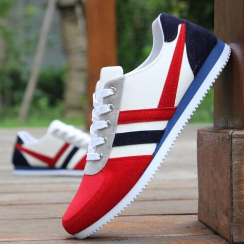 Stripe Casual Shoes Men Sports Platform Shoes 2021 Spring Autumn Daily Walking Shoe Outdoor Running Sneakers Zapatillas Hombre