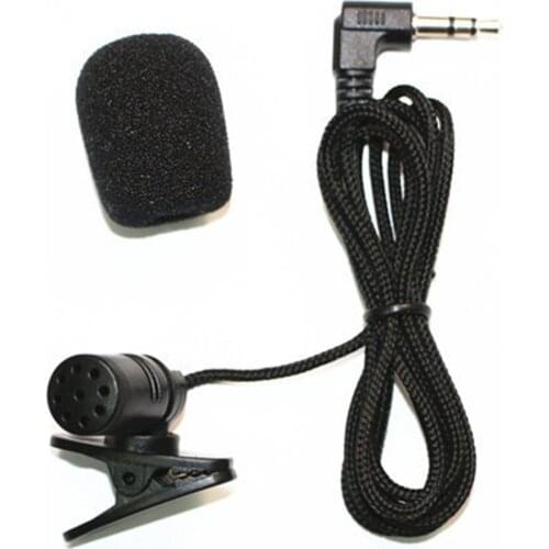 3.5Mm Mini Portable Clip-on Microphone Condenser Lavalier Tie Clip Microphone For Audio Studio Wired Mic For PC Laptop