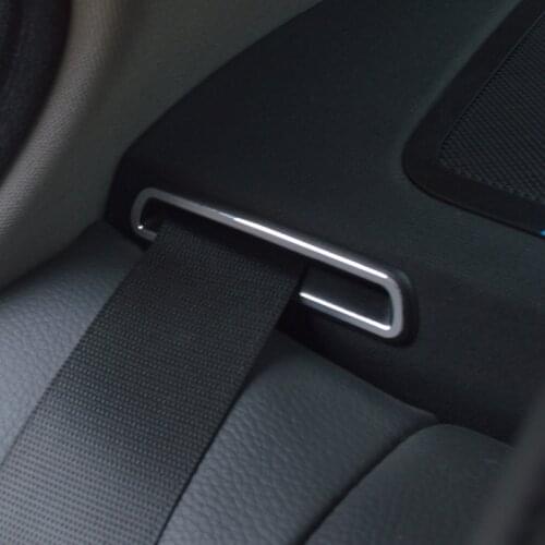 Car Styling Rear Seat Belt Decoration Cover Trim Sticker For BMW 5 series f10 f18 520 525 528li Interior Auto Accessories Sequin