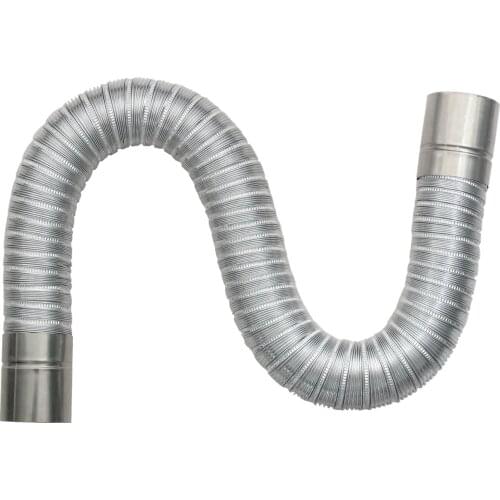 Fireproof gas water heater stainless steel 60-150mm aluminum strong universal exhaust Car intake pipe extension tube length
