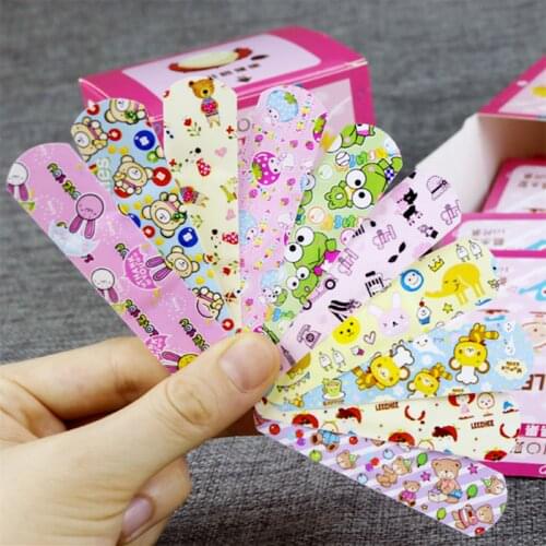 100pcs Transparent Medical Patch Waterproof Wound Bandages Cute Breathable First Band Aid Medical Adhesive for Kids Children