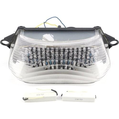 Clear LED Tail Brake Turn Signal Light Fit For Honda Super Howk VTR1000 VTR1000F 1997-2005