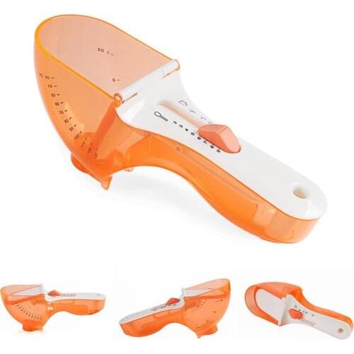 Adjustable Measuring Spoons And Cups With Magnetic Snaps Scale For Cooking 5ml to 30ml Adjustable Measuring Scoop Precise Scale