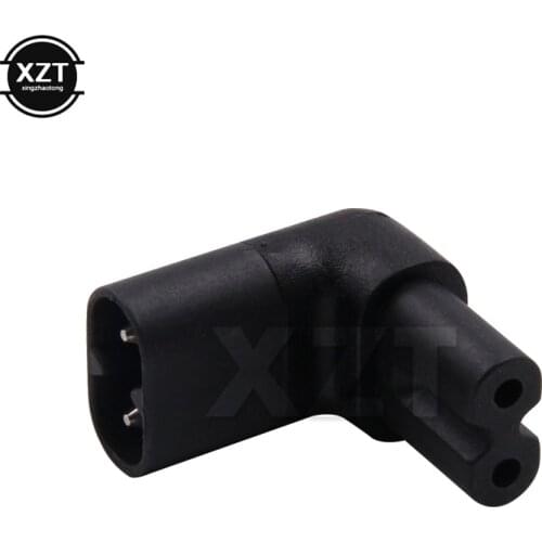 Figure 8 IEC 320 IEC320 iec C7 to C8 90 Degree Left & Right Angled AC Power Adapter Male Female Extension connector