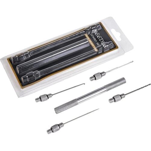 1 Set Leo 5 in 1 Boilie Needle Baiting Tool Carp Fishing for Bait Load Multifunctional Fishing Accessory Pesca Lure Needle