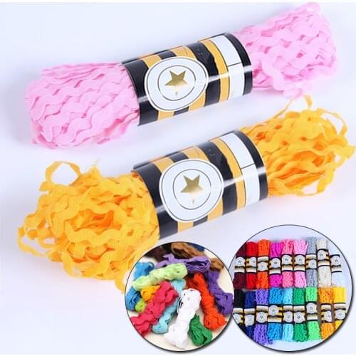 15yard 5mm S Shaped Curve Wavy Lace Ribbon Trim Grosgrain Ribbon For Costume Curtain Wedding Party Decor DIY Sewing Supplies