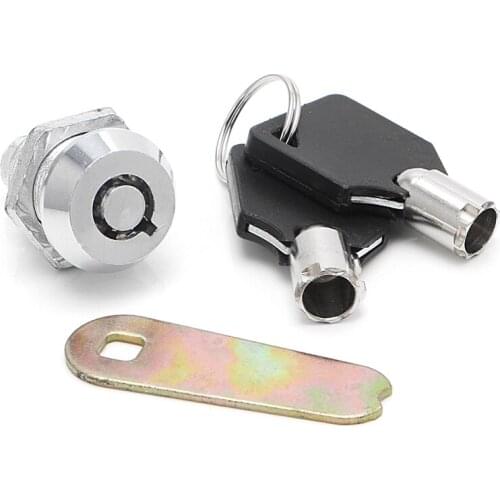 Drawer Tubular Cam Lock For Door Mailbox Cabinet Cupboard w/2 Keys 20mm Wholesalse