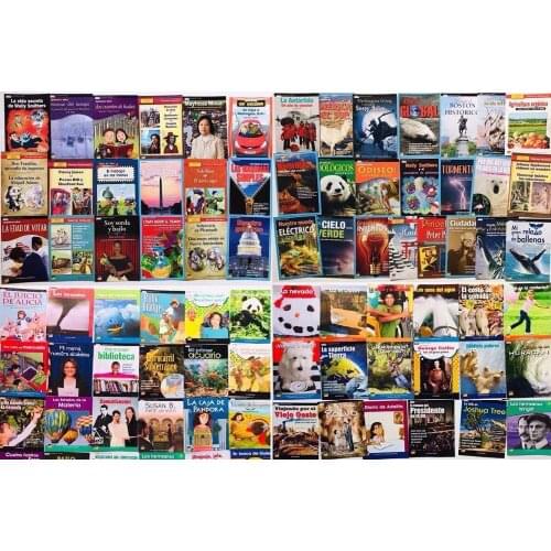 Random 120 Books Child Kids Spanish Book Carhildhood Education Enlightenment Science Knowledge Story Reading Book Age 6 to12