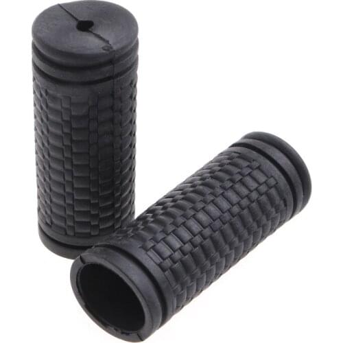 2pcs Bicycle Grips Short Handle Rubber Non Slip Cycling Scooter MTB Bike Parts