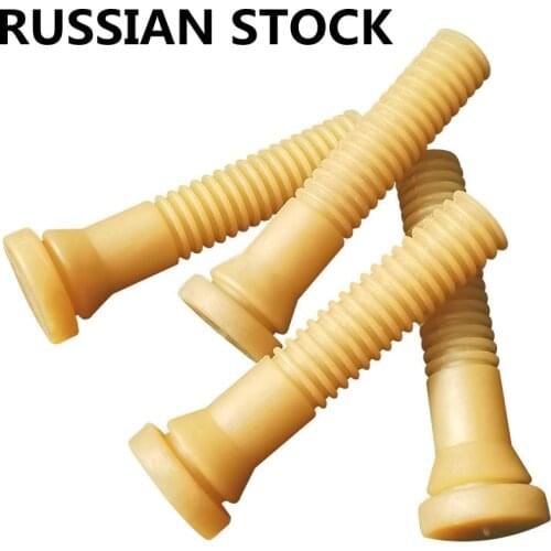 50 pcs 8.4 cm Poultry Plucking Fingers Hair Removal Machine Glue Stick Chicken Plucker Beef tendon material corn rod