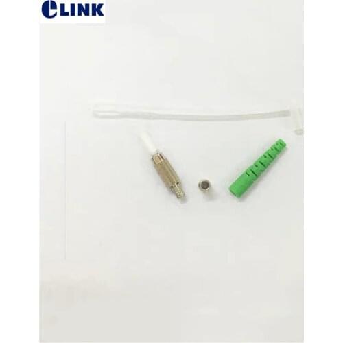50pcs 100pcs DIN/APC fiber optic connnector kits 2.0mm 3.0mm 0.9mm SM optical fibre accessories din apc Free Shipping ELINK