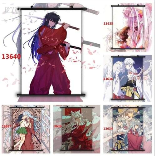 Inuyasha/Sasomaru/Higurashi Kagome Anime Posters Canvas Painting Wall Decor Wall Art Picture for Living Room Decor Home Decor