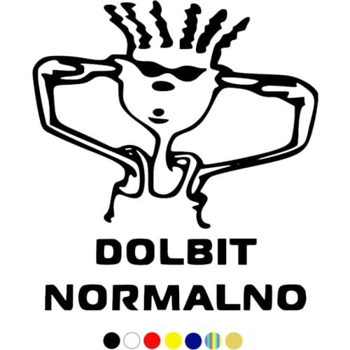 CS-033#16.2*15cm dolbit normalno funny musical car sticker and decal vinyl auto car stickers