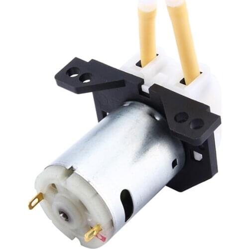 1Pcs 12v D4 Dosing Pump 3mm Peristaltic Head Lab Water Analytical Liquid Aquarium Lab Chemical DC