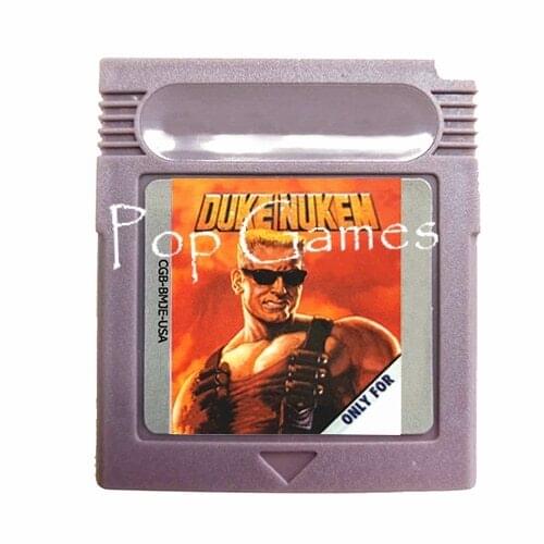 Duke Nukem Grey Shell English Language Game Cartridge for 16 Bit Game Console