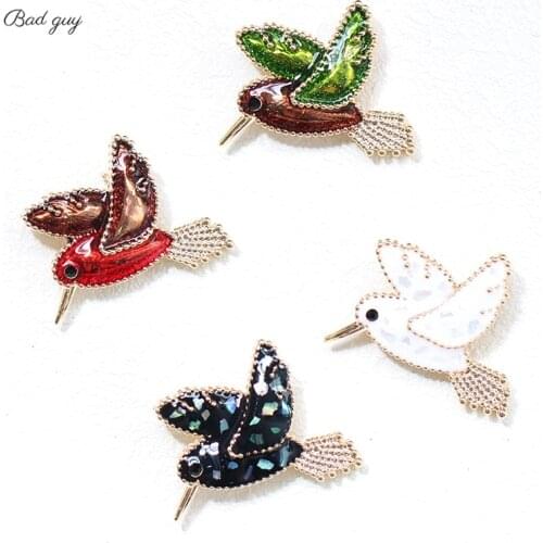Cute Little Bird Pin For Womens Four Color Brooch Jewelry Party Office Clothes Scarf Buckle Garment Accessories Brooches Gift