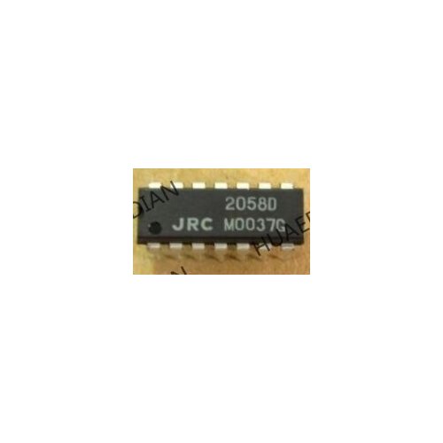 1Pieces new Original NJM2058D JRC2058D 2058D DIP14 In stock real picture