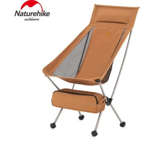 Naturehike Portable Ultralight Folding Camping Chair Outdoor Leisure Tourist Backrest Chairs For Beach Picnic Nature hike