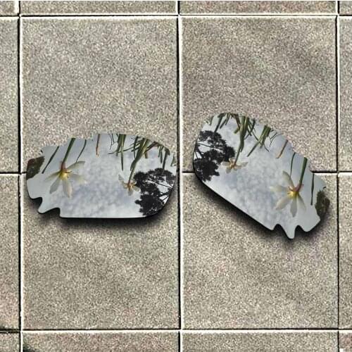 Sliver Titanium Polarized Sunglasses Replacement Lens for-Oakley Jawbone Vented Frame 100% UV Protection Good Fitness