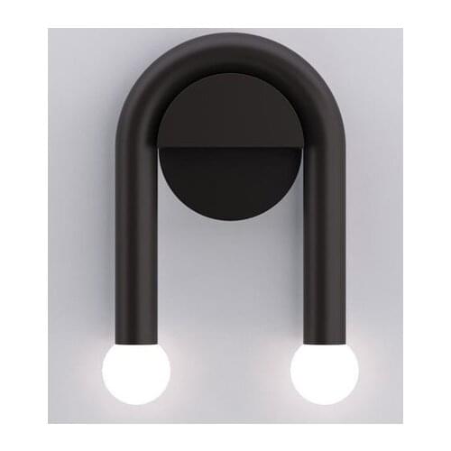 Modern LED Wall Lights Nordic Simple U ShapeWall Lamp for Bedroom Bedside lamp Living Room Decor Led Sconces Iron Art Fixtures
