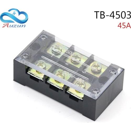 TB-4503L connection terminal splice wiring current 45A connection flame retardant wire connector 3P bit fixed