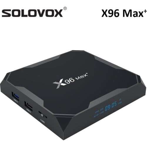 SOLOVOX X96 MAX Plus Android 9.0 TV Box 2GB 16GB Amlogic S905X3 Quad Core 8K Video Player MARSX WiFi 2.4G USB 3.0 X96 max