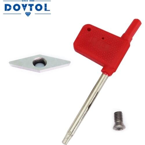 Ci4 Diamond Carbide Replacement Cutter Inserts Knives with Radius Point fit for DIY Wood Turning Detailer or Machine Tool 1pcs