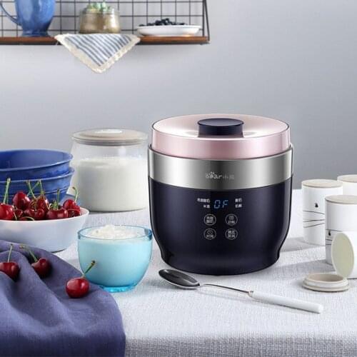 Yogurt machine snj-c10t1 Greek yogurt rice wine machine cheese function glass liner + sub cup