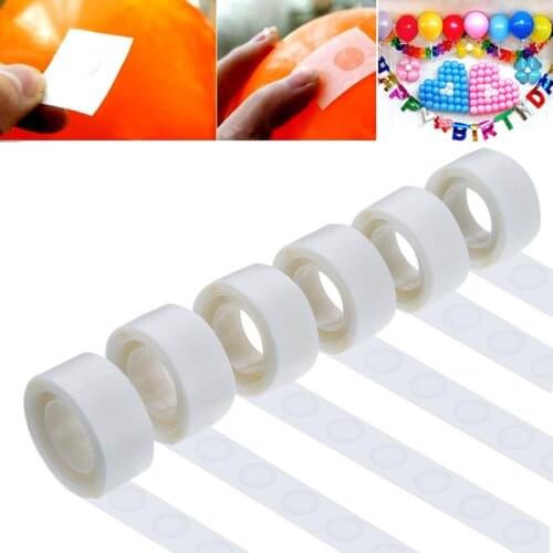 100Pcs/Roll Super Sticky Double-sided Adhesive Dot Super Balloon Adhesive Birthday Wedding Party Fixed Decoration Supplies