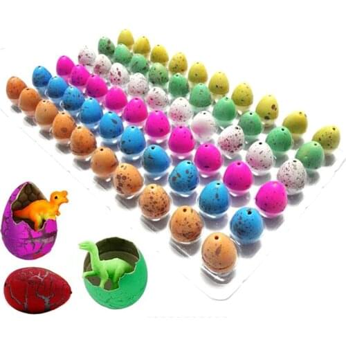 12PC Educational Toys Hatching Dinosaur Eggs In Water Mini Dinosaurs Grow Novel Watering ChildrenS Toys Gifts
