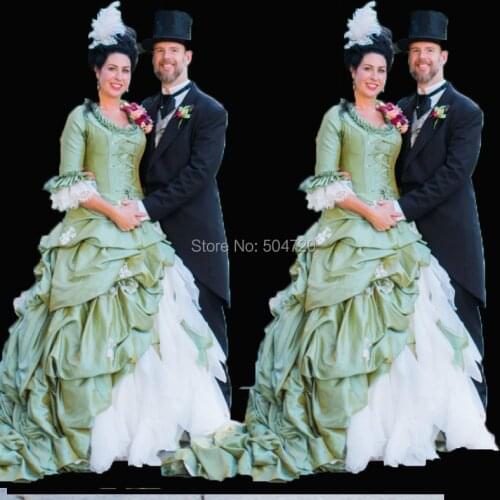 Tailored!Classical Theatre TV Duchess Queen 17th Medieval Renaissance Gown Era Halloween Retro Cosplay dress all size HL-521