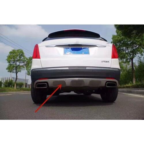 Car-styling stainless steel for Cadillac XT5 2016-2018 metal front + rear bumper bottom guard protector accessories