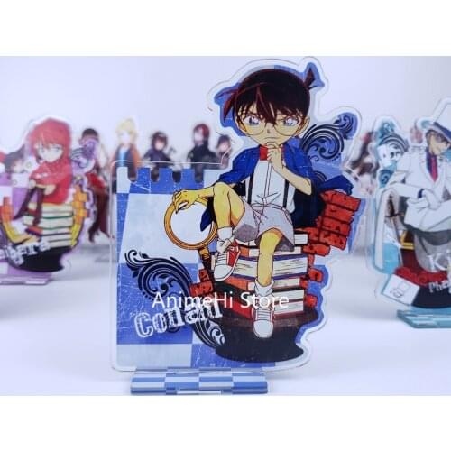 Case Closed action figura Anime Detective Conan Mouri Ran Hattori Heiji Mary Akai Amuro Toru acrylic dolls figure toy 15cm