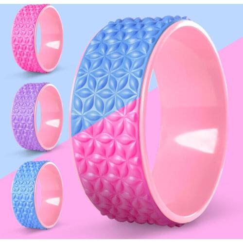 Home Yoga Round Beginners Back Bend Artifact Genuine Female Yoga Ring Stovepipe Rolling Back Muscle Relaxation Massage Equipment
