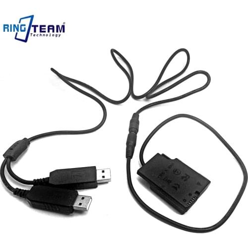 DC 5V Dual USB Cable EN-EL14 EP-5A Coupler for Nikon P7700 P7100 P7000 D5600 D5500 D5300 D5200 D5100 D3400 D3300 D3200 Df Camera