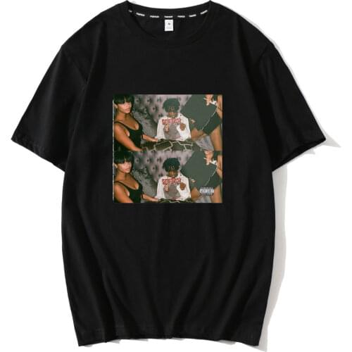 Playboi Carti Vintage Harajuku Hip Hop T Shirts MenFashion T-shirt 90s Tshirt Rip Playboi Carti Vintage Streetwear Top Tees Male