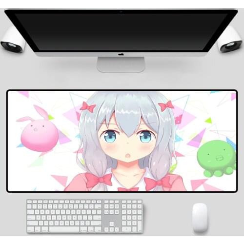 Mairuige Animation Mouse Pad Cute Girl Pattern Mouse Pad Computer Notebook Office Keyboard Computer Gaming Mouse Pad Desk Mat