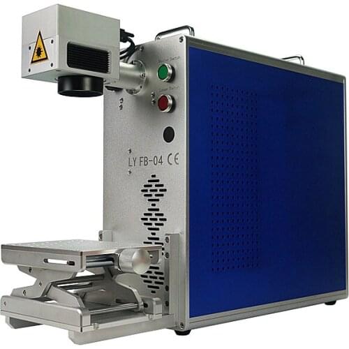 FB-04 20W Optical Fiber Metal Laser Marking Machine Laser Mobile Back Cover Frame Separator Separating