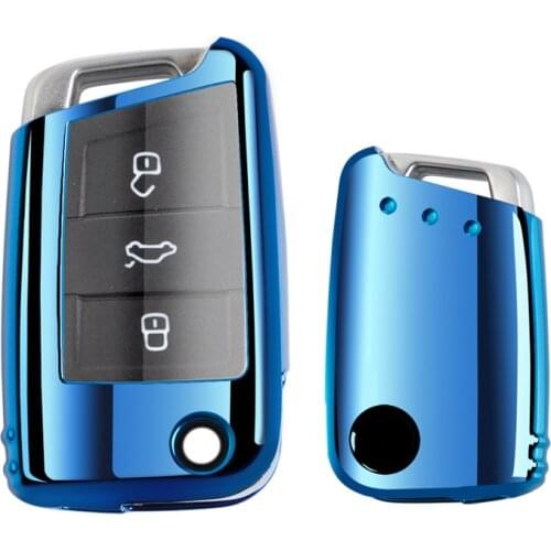 Soft TPU cover case bracket for Volkswagen VW Golf 7 mk7 seat Ibiza Leon FR 2 Altea Aztec for Skoda Octavia Scratch resistant