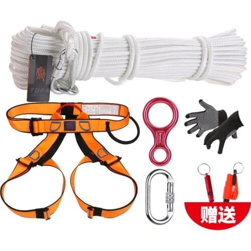 New 1 Set Good Quality High-Rise Escape Rope Descent Device Household Safety Fire Emergency Rescue