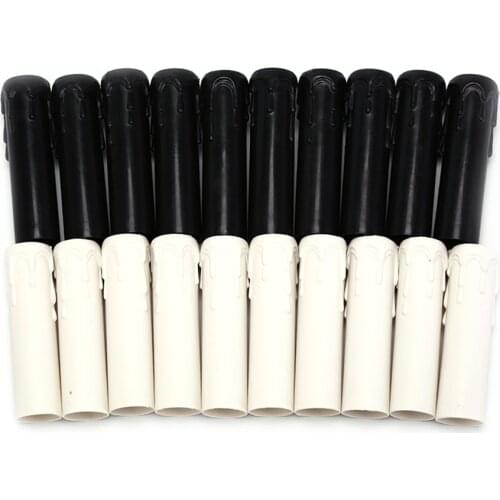 10Pcs/Lot Chandelier Part Candle Tube Table Lamp Base Candle Lamp Holder Tube Candle Lamp Base Sleeve Candle Bulb Base Cover