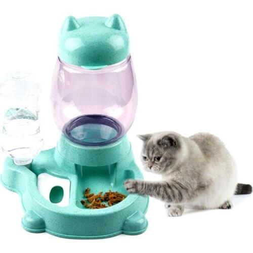 2.2L Pet Automatic Feeder Dog Cat 528ML Drinking Bowl Large Capacity Feeding Dispenser for Cat Dog Water Drinking Feeder C42