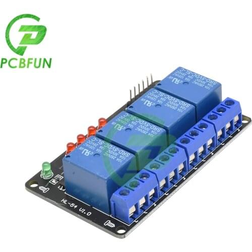 5V Eight 4 Channel 4 CH Relay Module For PIC AVR DSP ARM For Arduino Max Output DC 30V 10A AC 250V 10A SINGLE SPDT Relay