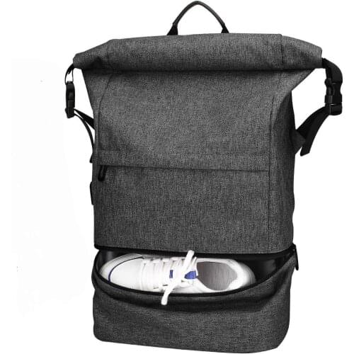 Anti Theft Backpack School Bags for Teenage Girl Wet and Dry Travel Bag Outdoor Casual Bagpack Canvas Satchel with Shoe Pcoket