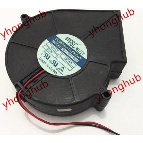 PSC PB1129733HB2N Server Cooling Fan DC 12V 750mA 9.0W 97x94x33mm 2-wire