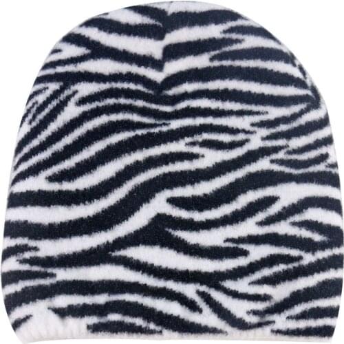 New Fashion Hip Hop Winter Black White Plaid Check Beanie Hat women Mens 2020