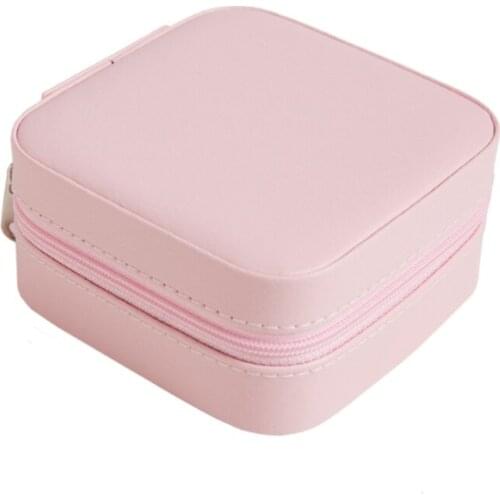 High Capacity Girl Jewelry Box Multiple Compartment Flannel Storage Bag Portable Travel Outdoor Storage Organizer Box