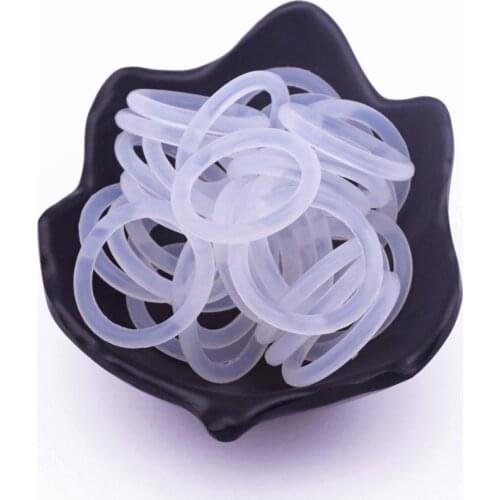 Sutoyuen 30PCS BPA Free Safe Silicone Baby Pacifier Dummy Ring MAN Adapter O Ring ilicone Inner Diameter 21mm