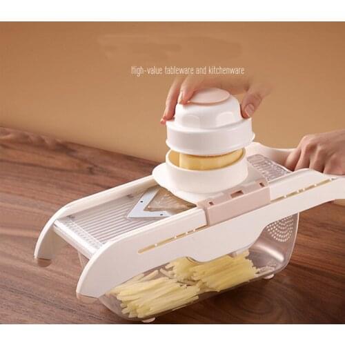 Household Multifunctional Vegetable Cutter Cucumber Potato Carrot Grater Adjustable Slicer Kitchen Creative Accessories Tools